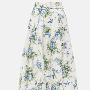 VERONICA BEARD Arwen floral cotton midi skirt - 2